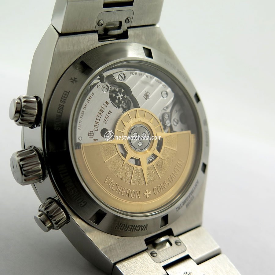 IMG_9081 Vacheron Constantin Overseas Chronograph Mens watch Unisex Automatic Steel 5500V 110A-B075 Replica 4