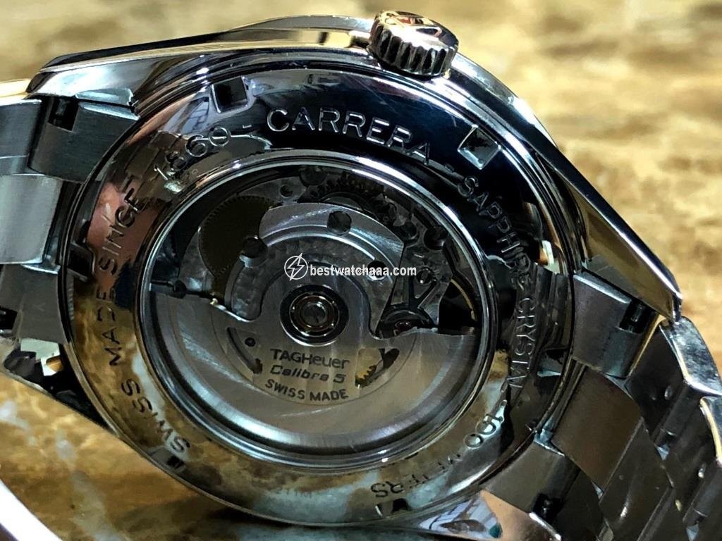 IMG_9081 TAG Heuer Carrera Calibre 5 Mens watch Unisex Automatic Steel WV211M.BA0787 Replica 4
