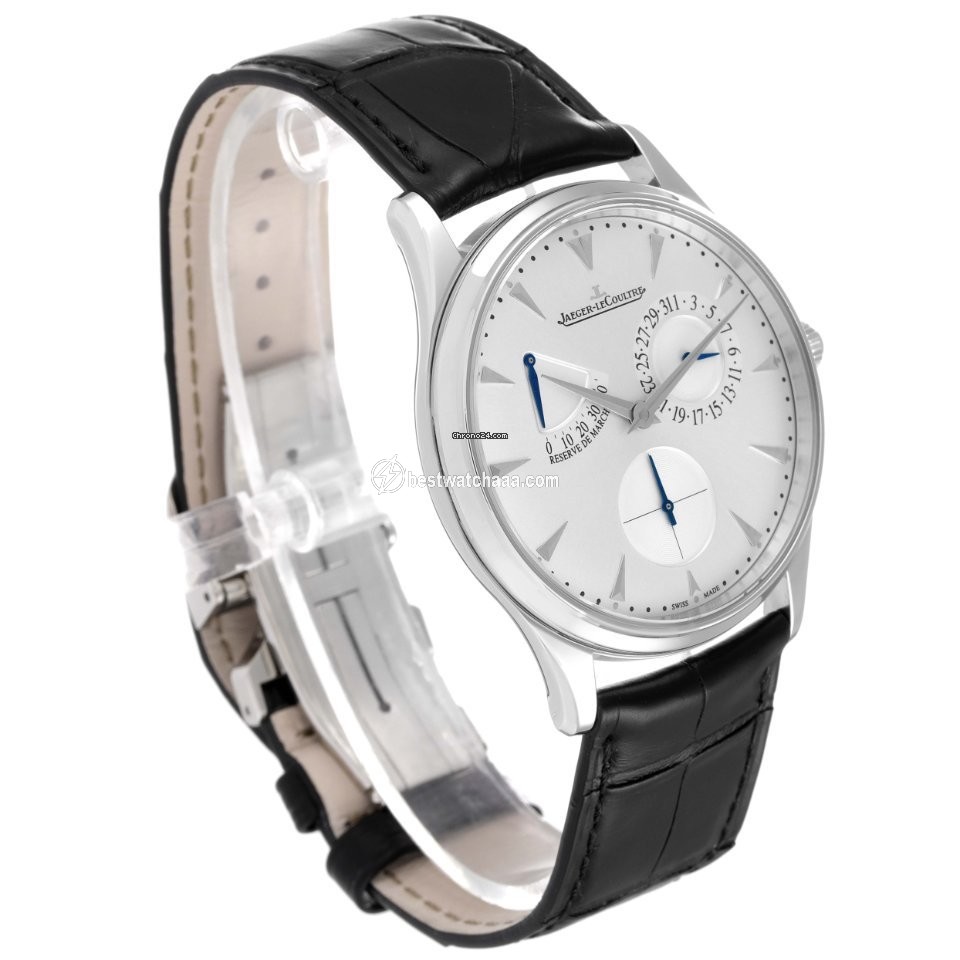 IMG_9081 Jaeger-LeCoultre Master Ultra Thin Reserve de Marche Mens watch Unisex Automatic Steel Q1378420 Replica 4