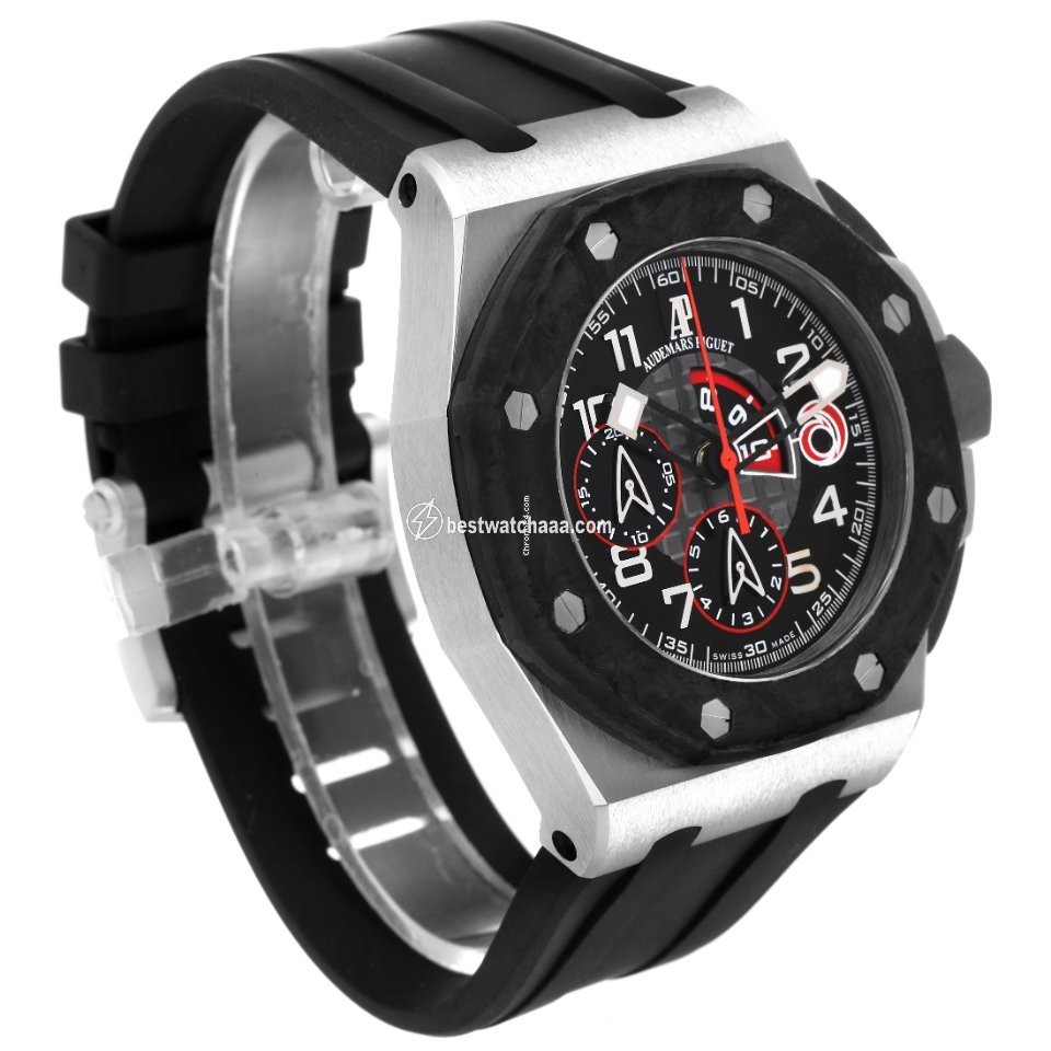 IMG_9081 Audemars Piguet Royal Oak Offshore Chronograph Mens watch Unisex Automatic Platinum 26062PT.OO.A002CA.01 Replica 4
