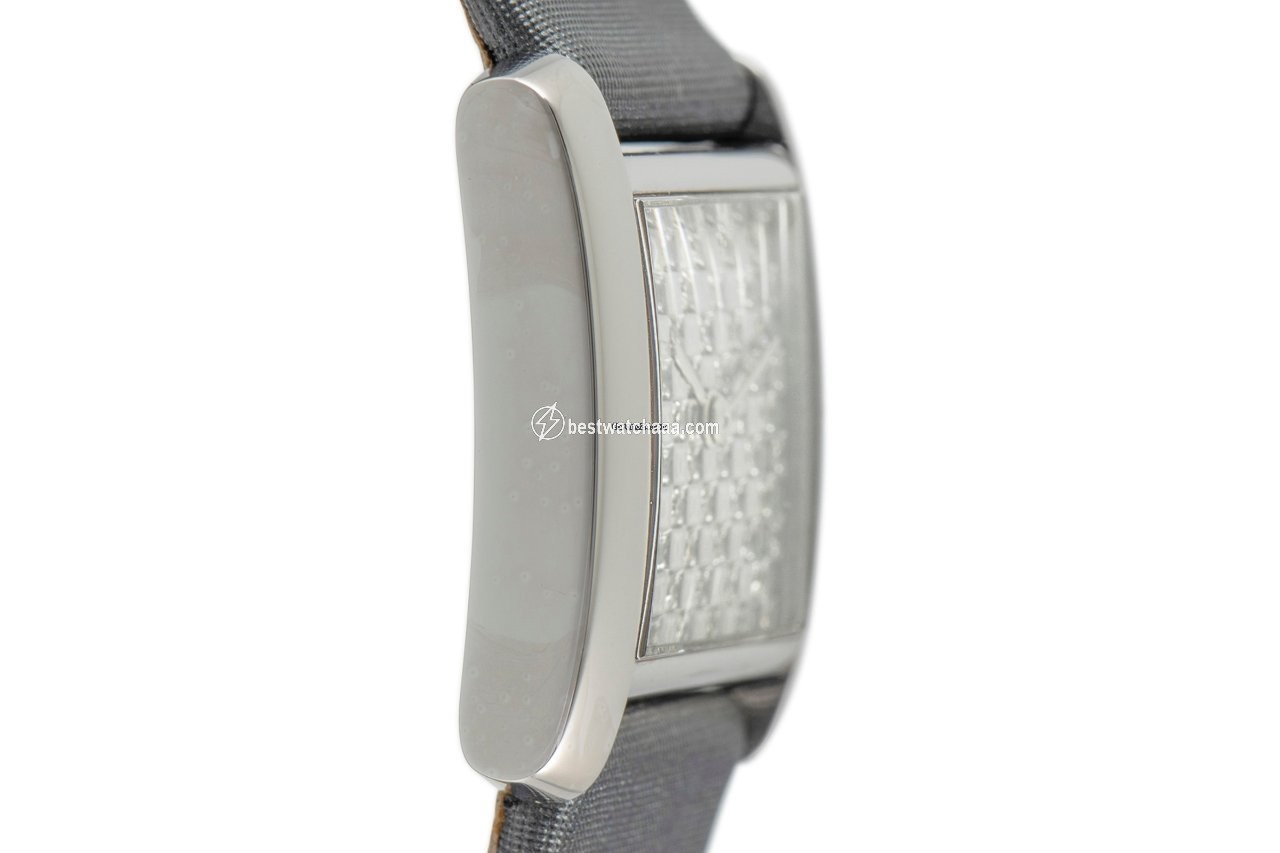 IMG_9081 Cartier Tank Francaise Womens watch Quartz White gold 2517 Replica 4