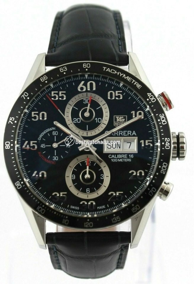IMG_9081 TAG Heuer Carrera Calibre 16 Automatic Steel CV2A10.FC6235 Replica 4