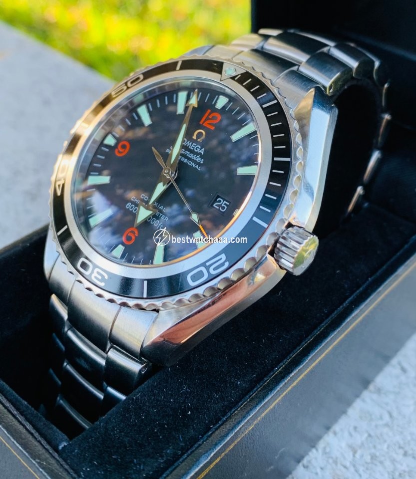 IMG_9081 Omega Seamaster Planet Ocean Mens watch Unisex Automatic Steel 2200.51.00 Replica 4