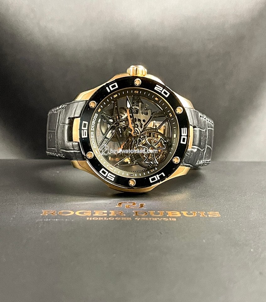 IMG_9081 Roger Dubuis Pulsion Mens watch Unisex Manual winding Rose gold RDDBPU0001 Replica 4