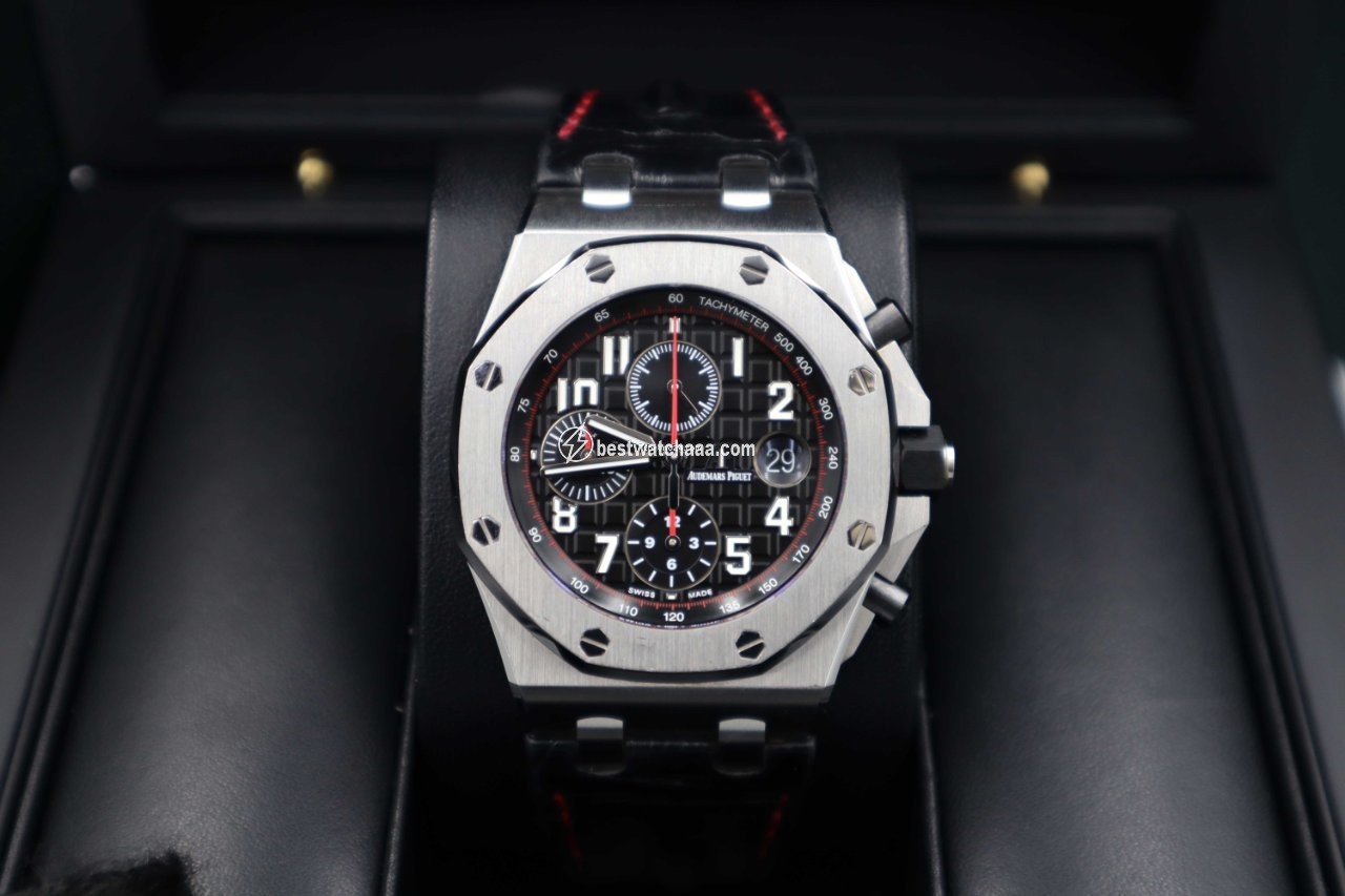IMG_9081 Audemars Piguet Royal Oak Offshore Chronograph Mens watch Unisex Automatic Steel 26470ST.OO.A101CR.01 Replica 4