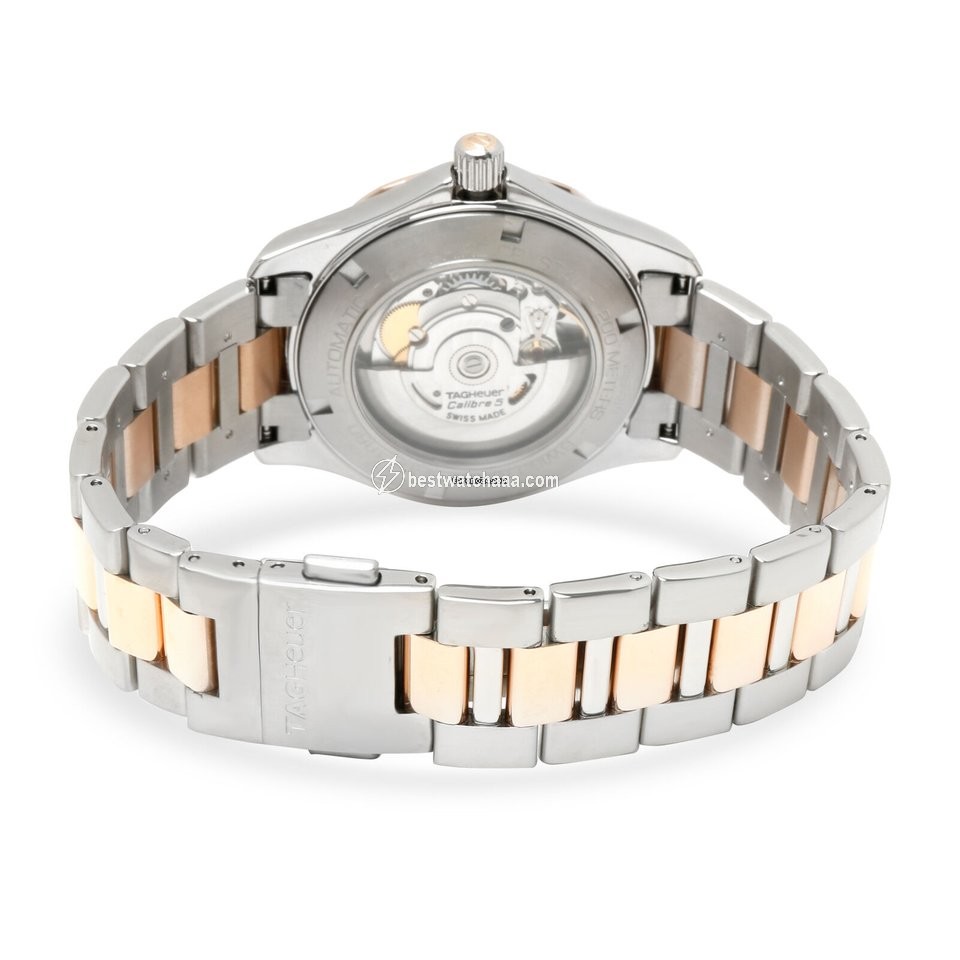 IMG_9081 TAG Heuer Aquaracer Lady Mens watch Unisex Automatic Gold Steel WAP2150.BD0885 Replica 4