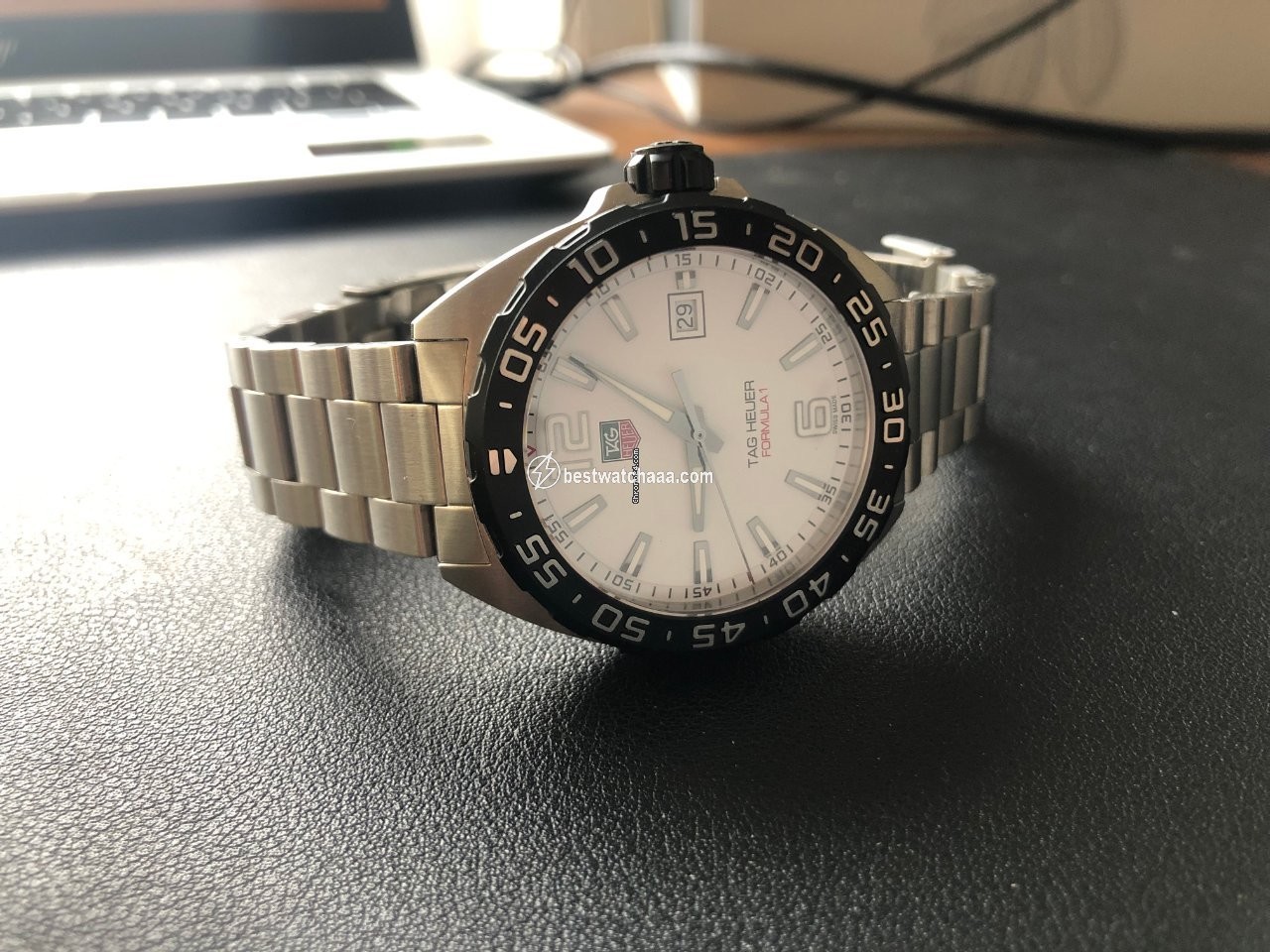 IMG_9081 TAG Heuer Formula 1 Quartz Mens watch Unisex Quartz Steel WAZ1111.BA0875 Replica 4