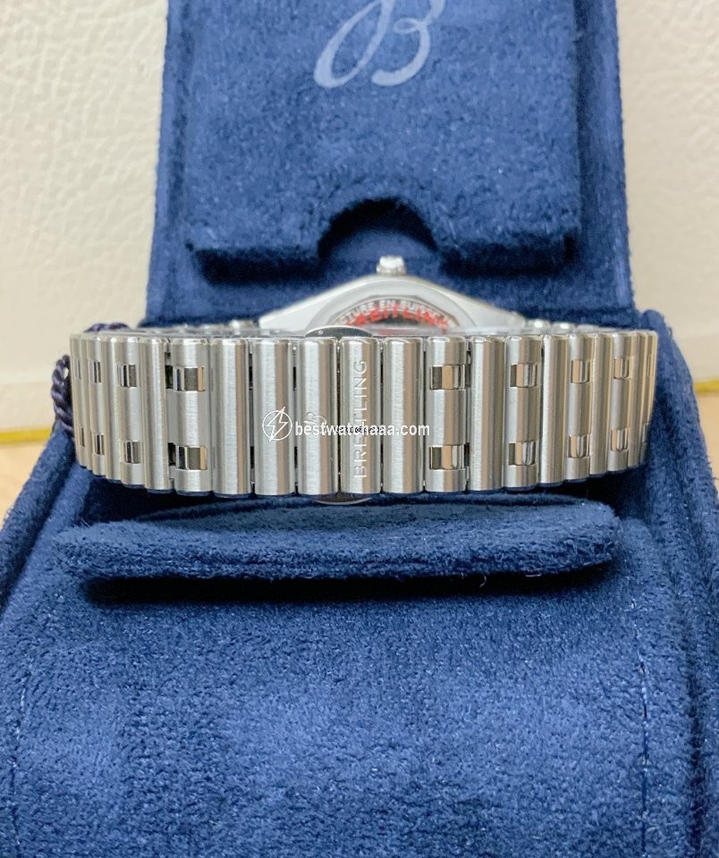 IMG_9081 Breitling Chronomat Womens watch Quartz Steel A77310101K1A1 Replica 4
