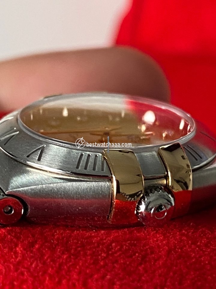 IMG_9081 Omega Constellation Quartz Womens watch Quartz Gold Steel 123.20.24.60.57.002 Replica 4
