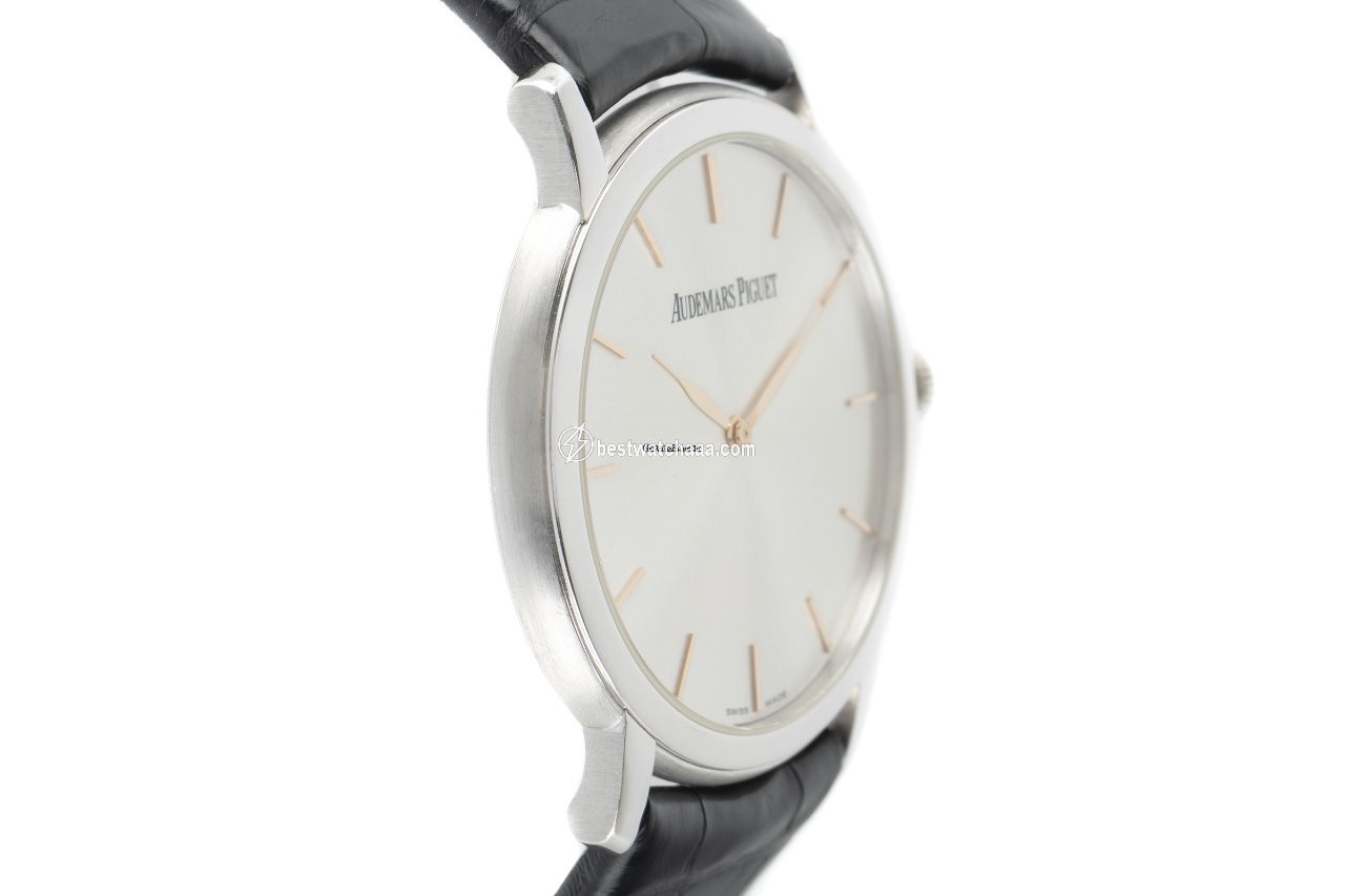 IMG_9081 Audemars Piguet Jules Audemars Mens watch Unisex Automatic White gold 15180BC.00.A002CR.01 Replica 4