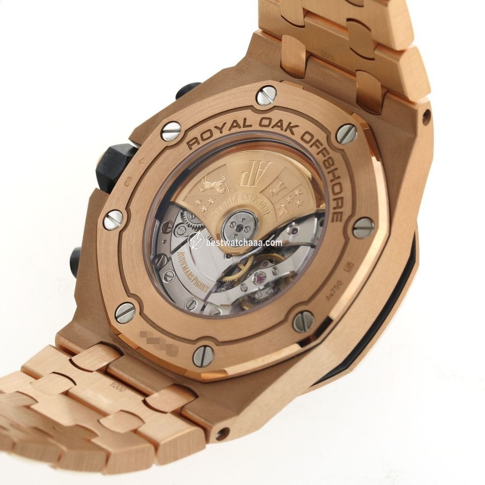 IMG_9081 Audemars Piguet Royal Oak Offshore Chronograph Automatic Rose gold 26470OR Replica 4