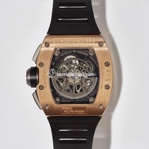 IMG_9081 Richard Mille RM 011 Rose gold RM011FM Replica 4