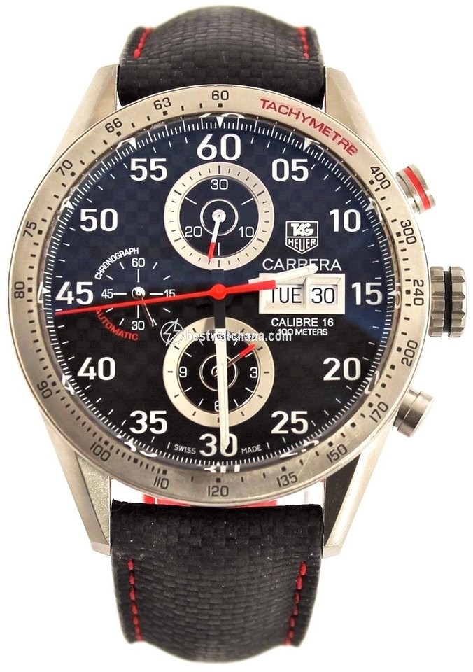 IMG_9081 TAG Heuer Carrera Calibre 16 Automatic Titanium CV2A80.FC6256 Replica 4