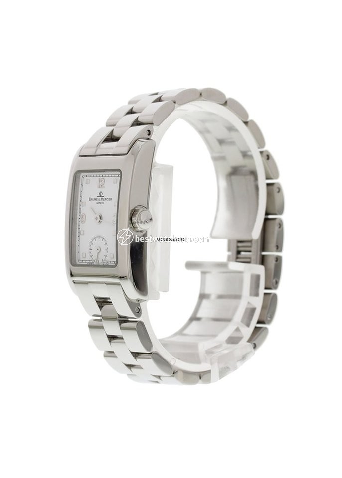 IMG_9081 Baume & Mercier Hampton Womens watch Quartz Steel MV045139 Replica 4