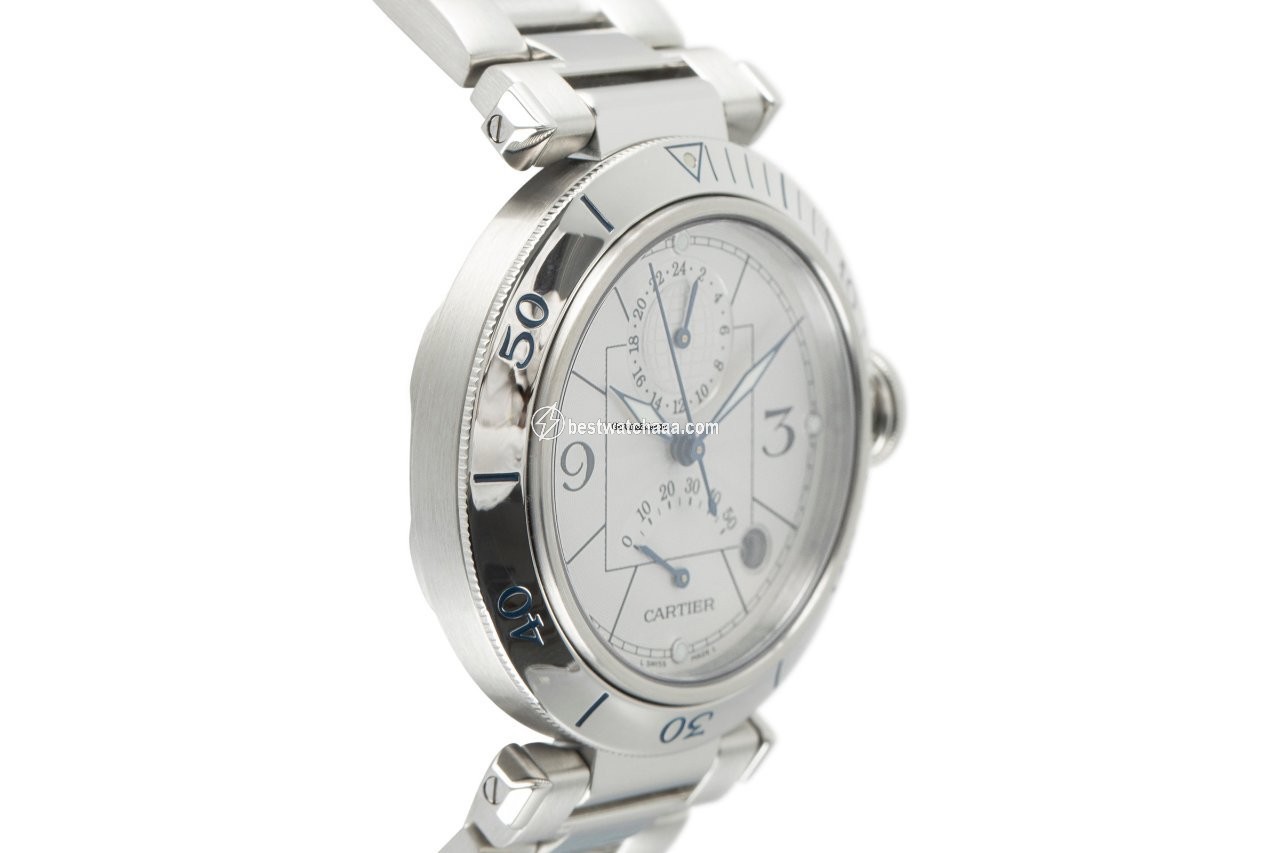 IMG_9081 Cartier Pasha Mens watch Unisex Automatic Steel 2388 Replica 4