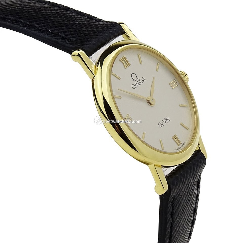 IMG_9081 Omega De Ville Womens watch Quartz Yellow gold 7350.33.01 Replica 4