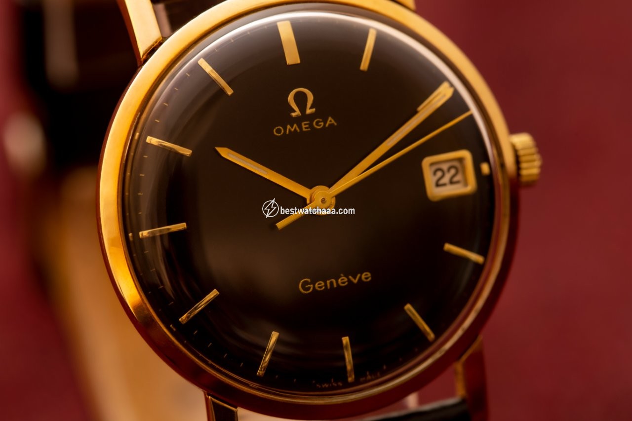 IMG_9081 Omega Geneve Mens watch Unisex Manual winding Rose gold 974 Replica 4