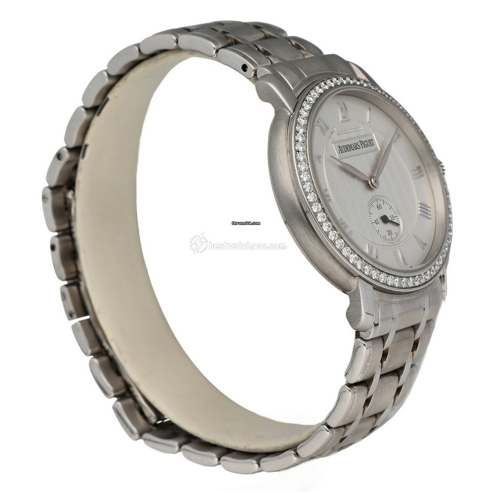 IMG_9081 Audemars Piguet Jules Audemars Womens watch Manual winding White gold 15156BC.ZZ.1229BC.01 Replica 4
