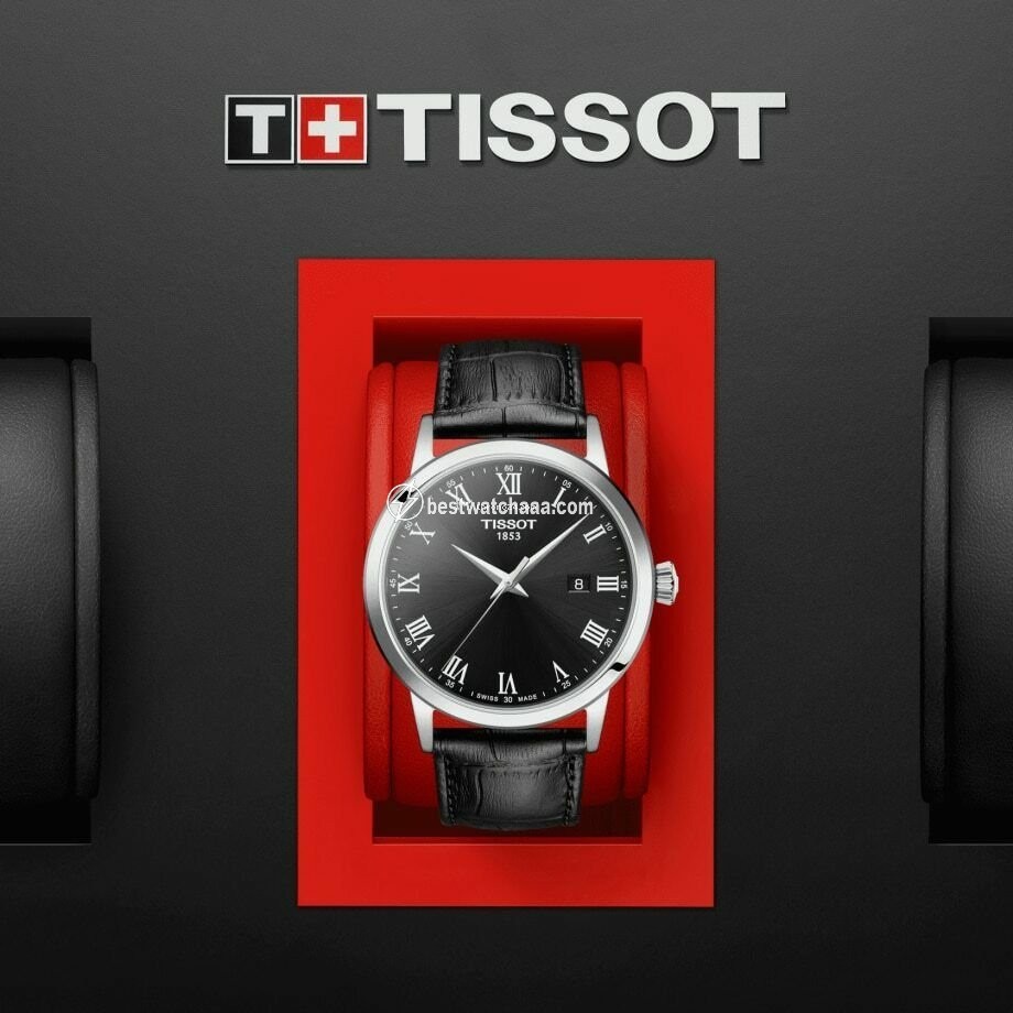 IMG_9081 Tissot Classic Dream Mens watch Unisex Quartz Steel T129.410.16.053.00 Replica 4