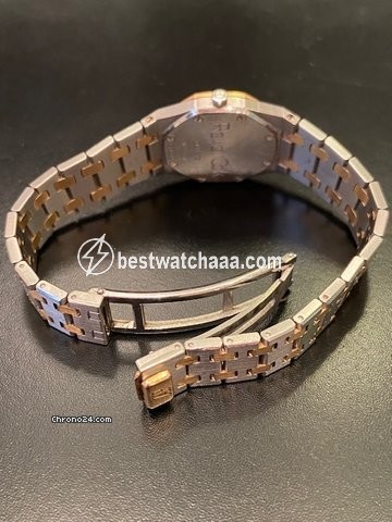 IMG_9081 Audemars Piguet Royal Oak Womens watch Quartz Gold Steel SA66319 Z 0722 Replica 4