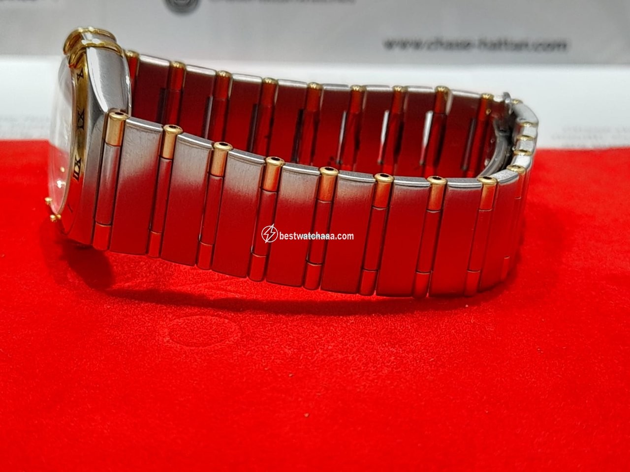 IMG_9081 Omega Constellation Womens watch Quartz Gold Steel 13723000 Replica 4
