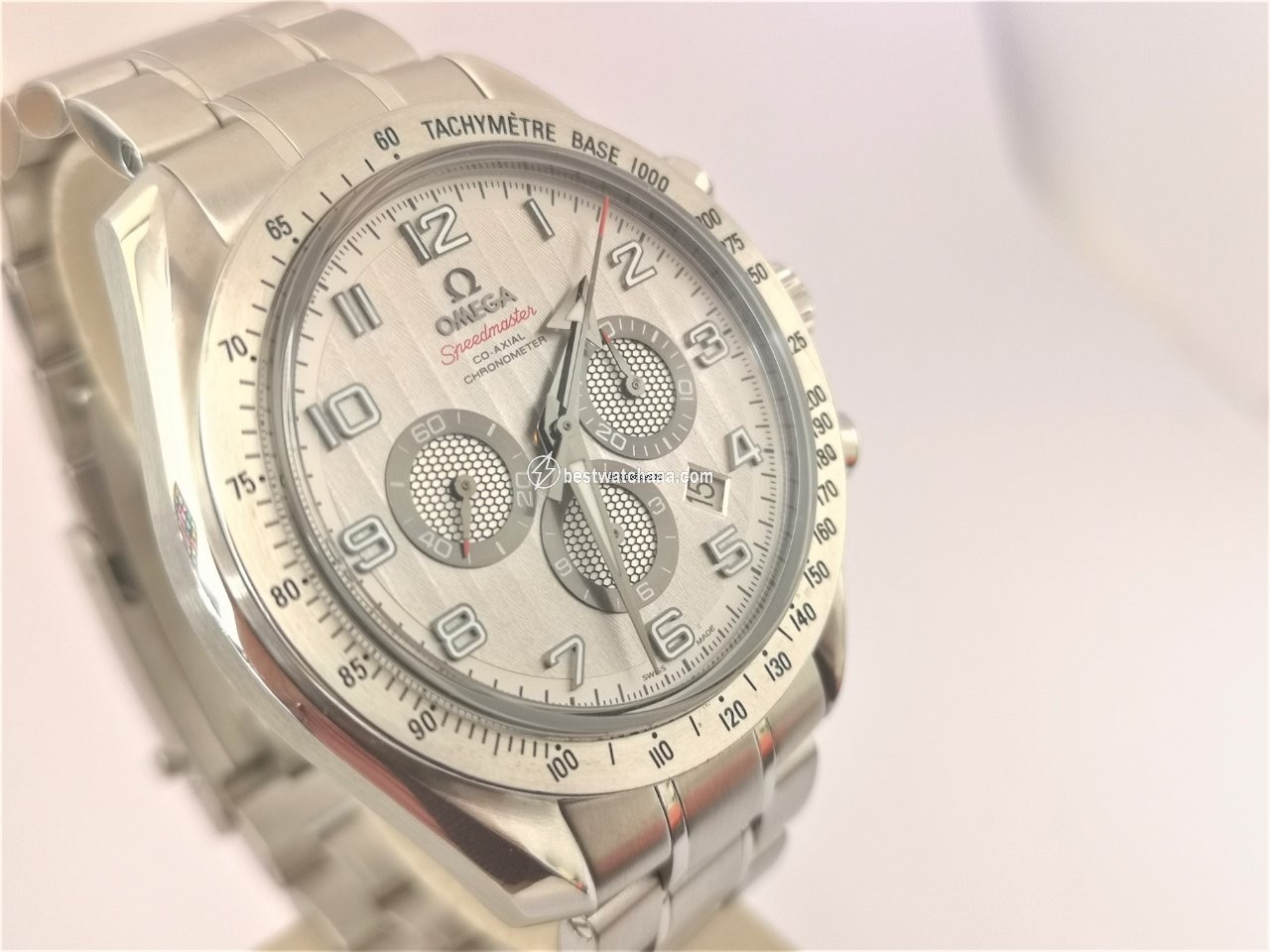 IMG_9081 Omega Speedmaster Broad Arrow Mens watch Unisex Automatic Steel 32110425002001 Replica 4