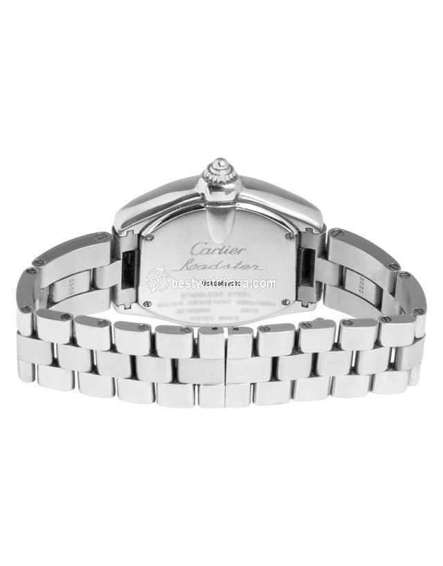 IMG_9081 Cartier Roadster Mens watch Unisex Quartz Steel W62017V3 2675 Replica 4
