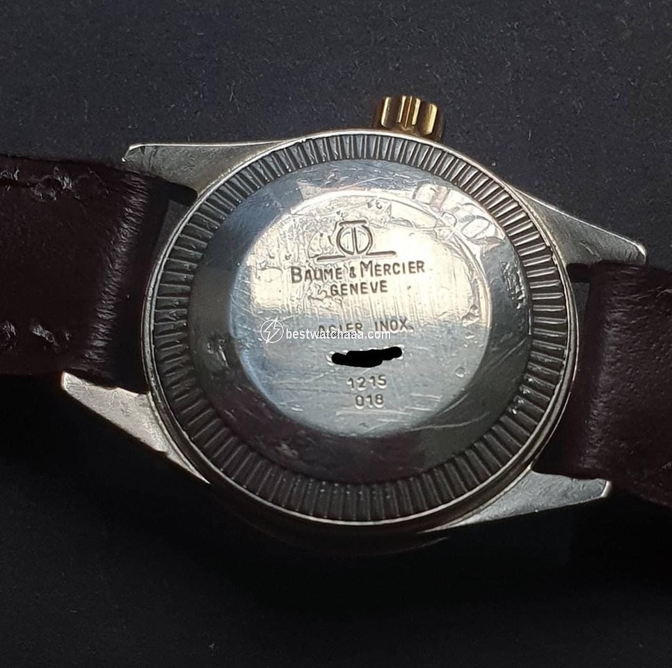 IMG_9081 Baume & Mercier Mens watch Unisex Automatic Gold Steel 1215 Replica 4