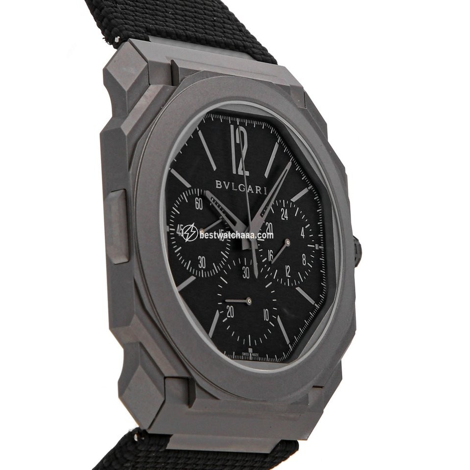 IMG_9081 Bulgari Octo Mens watch Unisex Automatic Titanium 103371 Replica 4