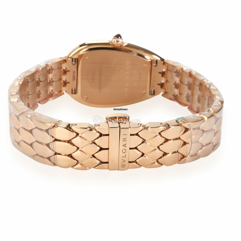 IMG_9081 Bulgari Serpenti Womens watch Quartz Rose gold 103146 Replica 4