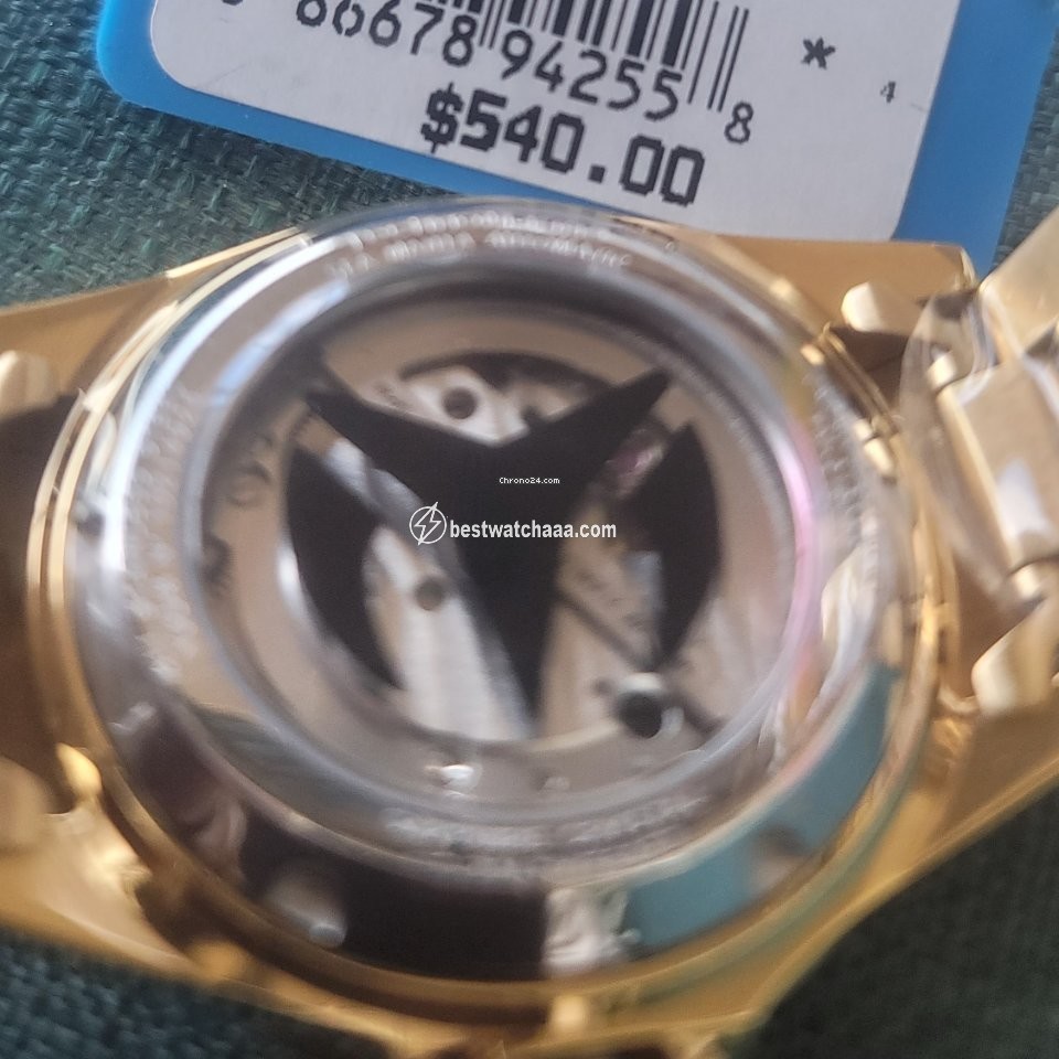 IMG_9081 Technomarine Mens watch Unisex Automatic Gold Steel TM-219083 Replica 4