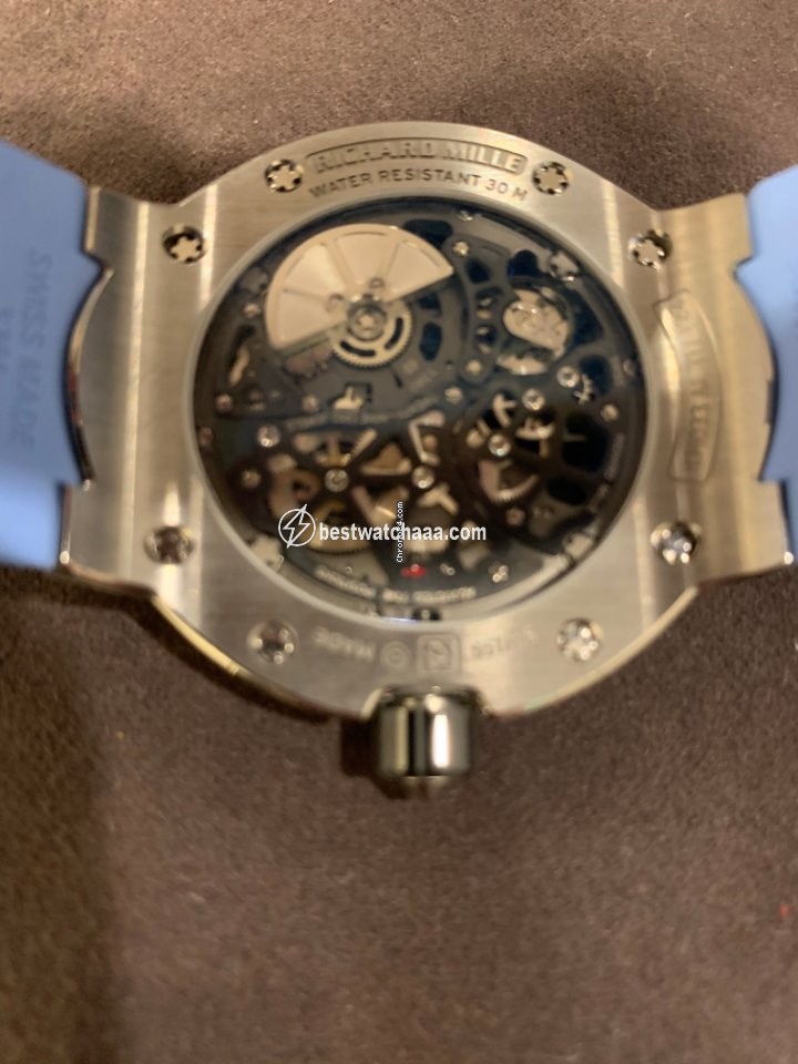 IMG_9081 Richard Mille Mens watch Unisex Automatic Titanium RM 033 Replica 4