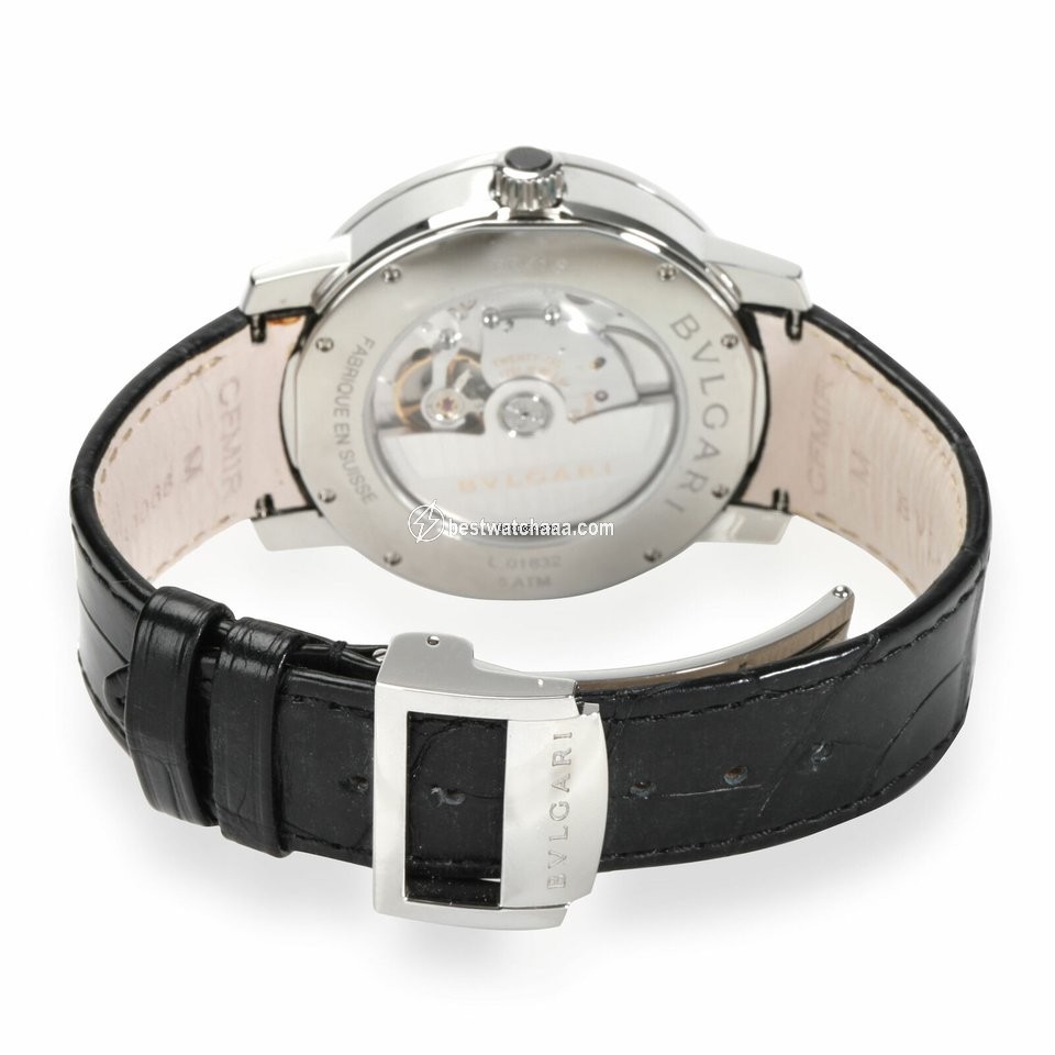 IMG_9081 Bulgari Bulgari Mens watch Unisex Automatic Steel 101867 BB 41 S Replica 4