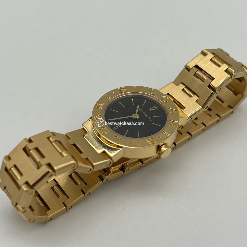 IMG_9081 Bulgari Bulgari Womens watch Quartz Yellow gold BB 23 GG Replica 4