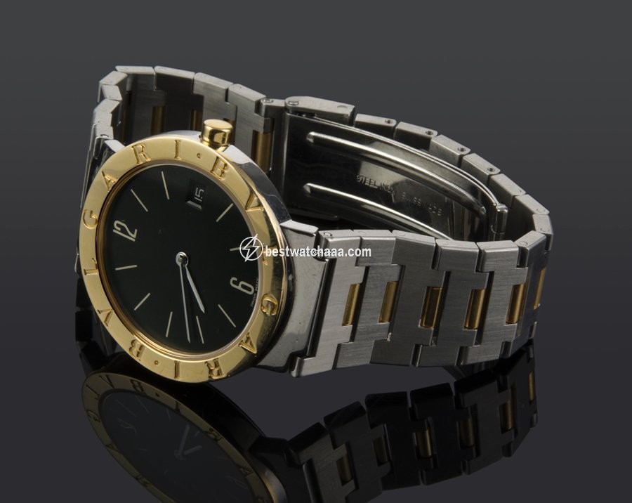 IMG_9081 Bulgari Bulgari Mens watch Unisex Quartz Gold Steel BB 38 SGD Replica 4