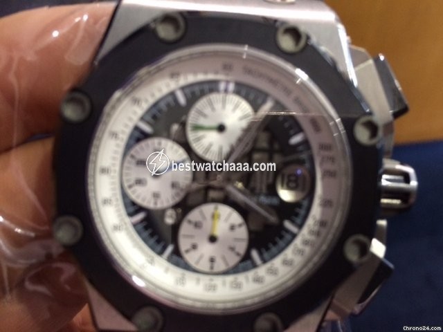 IMG_9081 Audemars Piguet Royal Oak Offshore Chronograph Mens watch Unisex Automatic Titanium 26078IO.OO.D001VS.01 Replica 4
