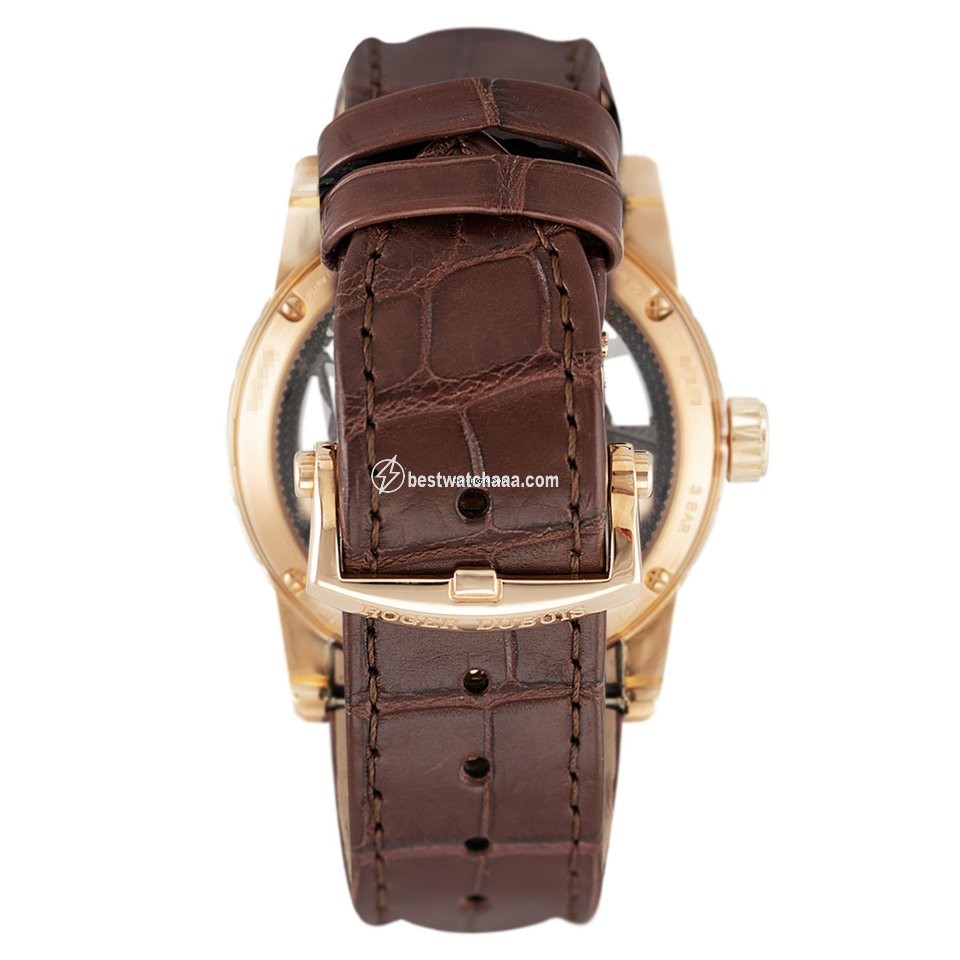 IMG_9081 Roger Dubuis Excalibur Mens watch Unisex Automatic Rose gold RDDBEX0392 Replica 4