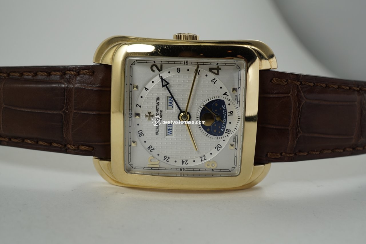IMG_9081 Vacheron Constantin Historiques Mens watch Unisex Automatic Yellow gold 47300 000j Replica 4