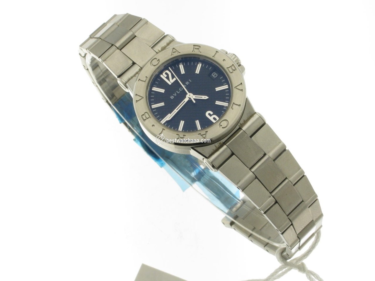 IMG_9081 Bulgari Diagono Mens watch Unisex Quartz Steel DG29BSSD Replica 4
