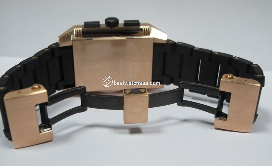 IMG_9081 Jaeger-LeCoultre Reverso Squadra Chronograph GMT Mens watch Unisex Automatic Rose gold Q7012671 Replica 4