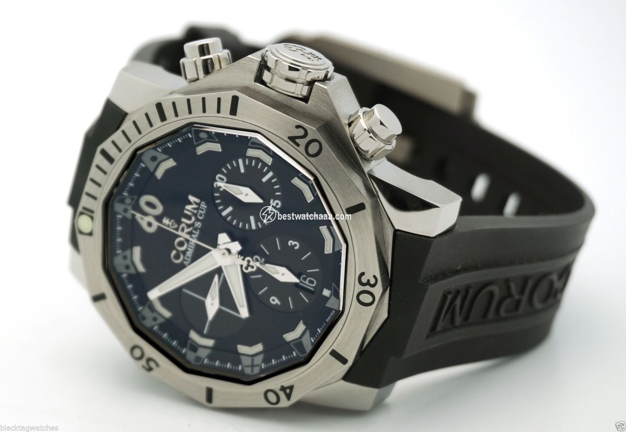 IMG_9081 Corum Admirals Cup Mens watch Unisex Automatic Titanium 753.451.04 0371 AN22 Replica 4