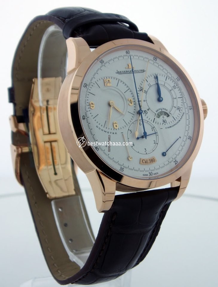 IMG_9081 Jaeger-LeCoultre Duometre Mens watch Unisex Manual winding Rose gold 601.24.20 Replica 4