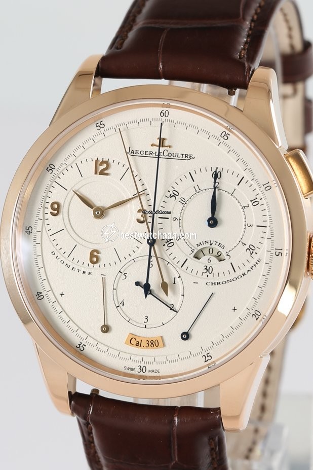 IMG_9081 Jaeger-LeCoultre Duometre Mens watch Unisex Manual winding Rose gold Q6012420 Replica 4