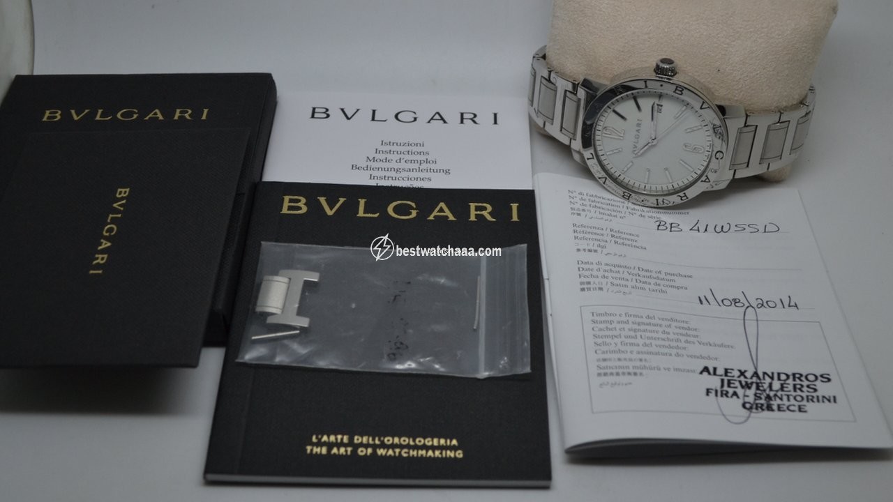 IMG_9081 Bulgari Bulgari Mens watch Unisex Automatic Steel BB41WSSD - BB41S - 102055 Replica 4