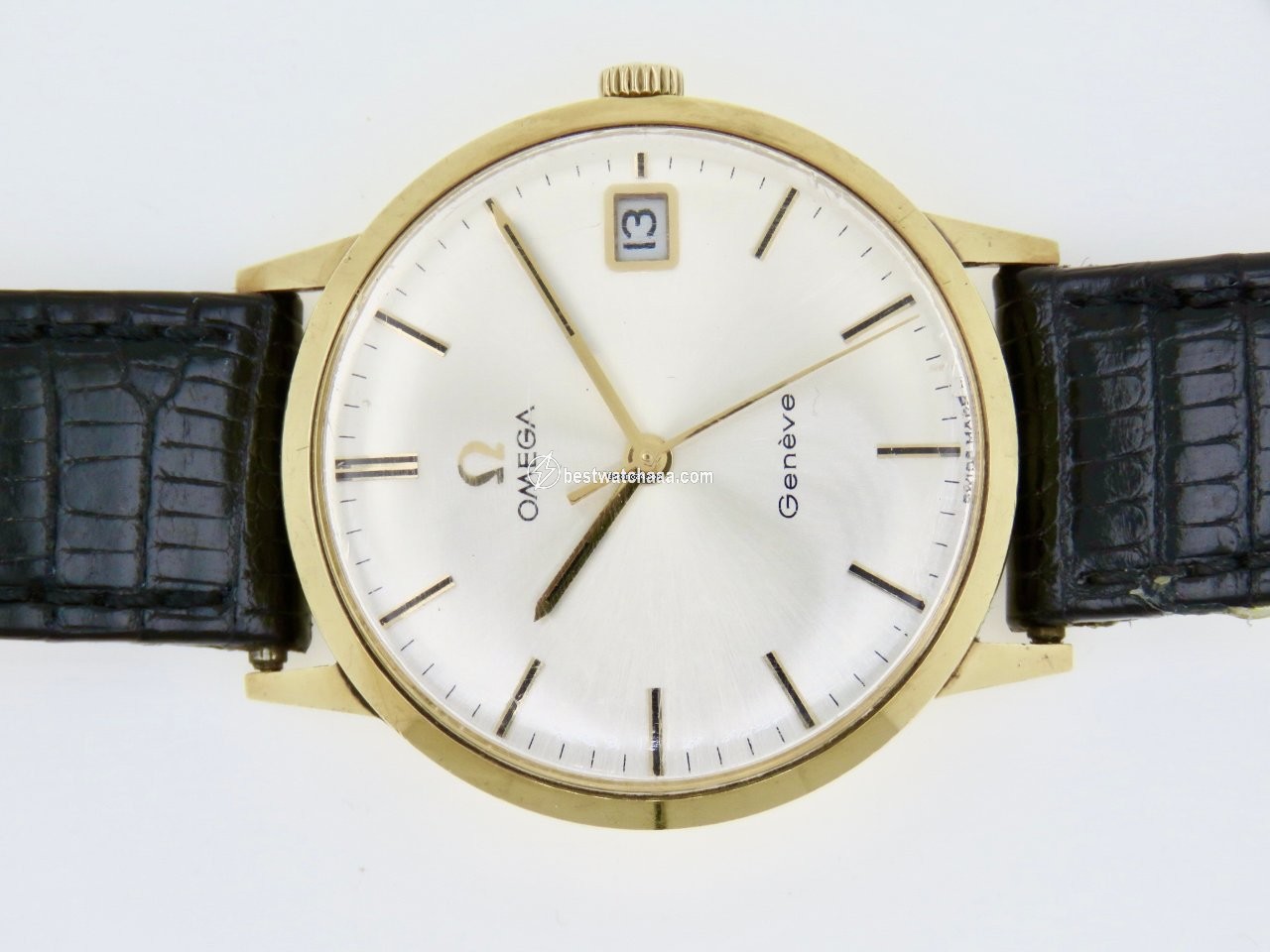 IMG_9081 Omega Mens watch Unisex Manual winding Gold Steel 132041 Replica 4