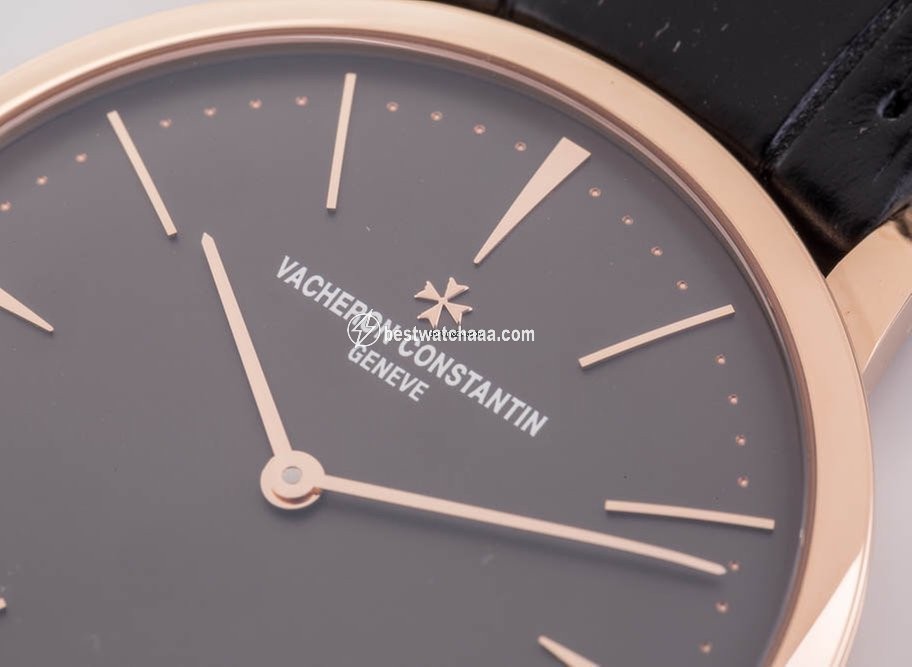 IMG_9081 Vacheron Constantin Patrimony Mens watch Unisex Manual winding Rose gold 81180 000R-9162 Replica 4
