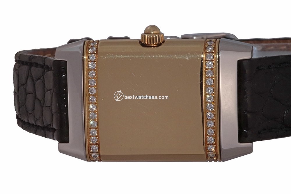 IMG_9081 Jaeger-LeCoultre Reverso Womens watch Quartz Gold Steel 365.5.08 Replica 4