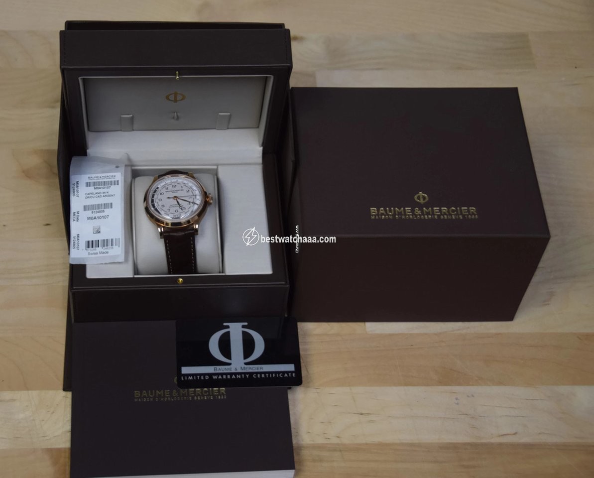 IMG_9081 Baume & Mercier Capeland Mens watch Unisex Automatic Rose gold MOA10107 Replica 4