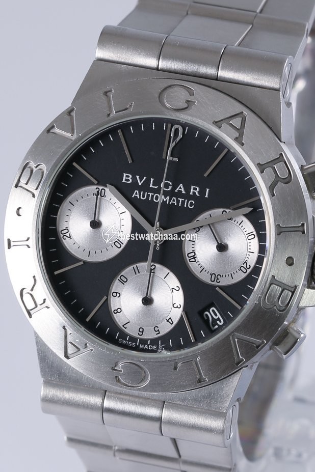 IMG_9081 Bulgari Diagono Mens watch Unisex Automatic Steel CH35S Replica 4