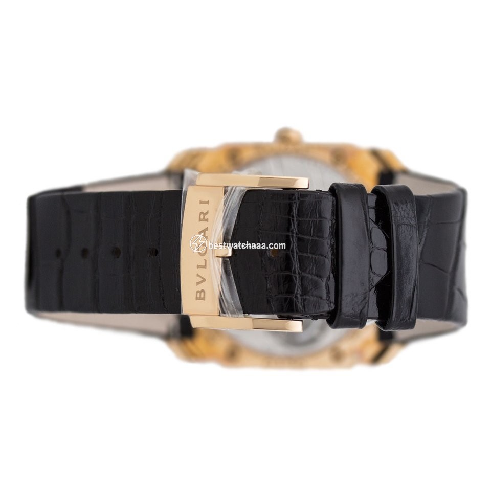 IMG_9081 Bulgari Octo Mens watch Unisex Manual winding Rose gold 102371 BGOP40BGLXT Replica 4